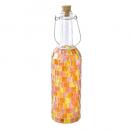 SPICE モザイクボトル LEDライト ダイヤ オレンジ 2個セット 瓶 きれい 高さ36.5