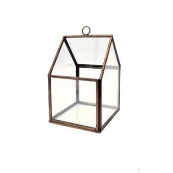 ブラスガラスケース03-Lハウス ガラス雑貨 植物 ディスプレイ おしゃれ テラリウム 高さ160