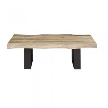 センターテーブル ローテーブル ナチュラル 天然木 スチール おしゃれ シンプル 幅130