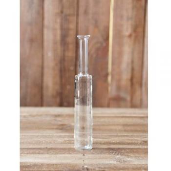ロングネックボトル ガラス 瓶 小物入れ ガラスボトル おしゃれ 透明 ディスプレイ 花瓶