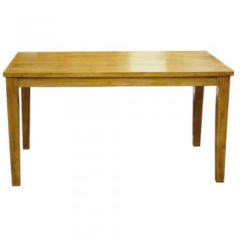 マンゴーウッドダイニングテーブルL 木製 シンプル アンティーク調 北欧テイスト 幅140