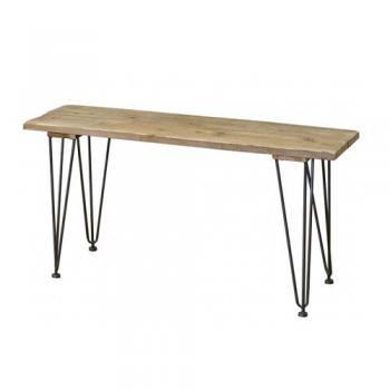 SPICE ウッドスリムテーブル 木製 アイアン シンプル ナチュラル 机 幅120
