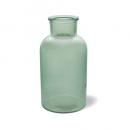 トルシヨンガラスベースJ-L 2個セット ガラス 花瓶 フラワーベース グリーン おしゃれ 高さ18