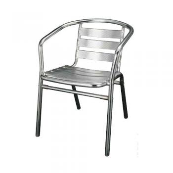 ALUMI CAFE CHAIR カフェチェア アルミニウム 椅子 シンプル おしゃれ 重ね収納可能