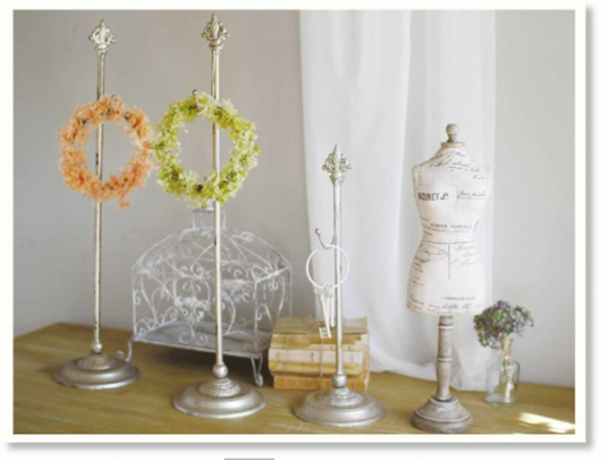 ディスプレイフックスタンドS　ブラウン　2個セット