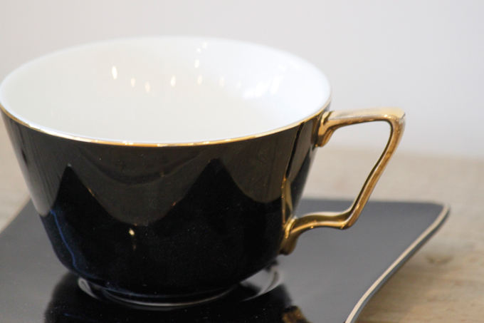 CUP&SAUCER Numelo 3 BLACK