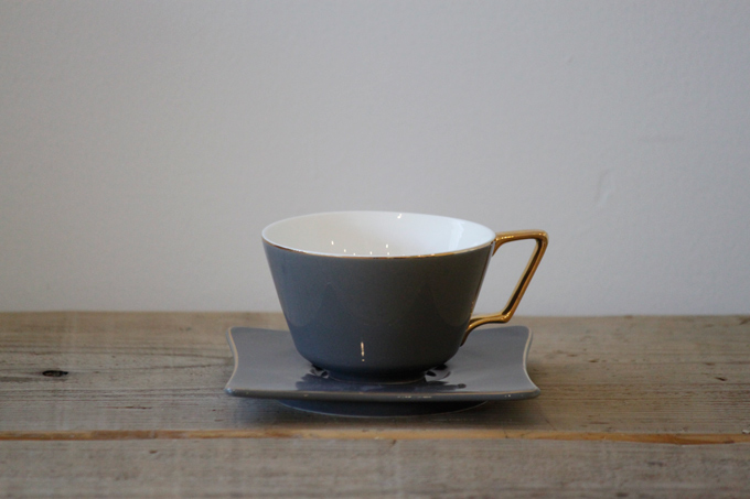 CUP&SAUCER Numelo 3 GRAY