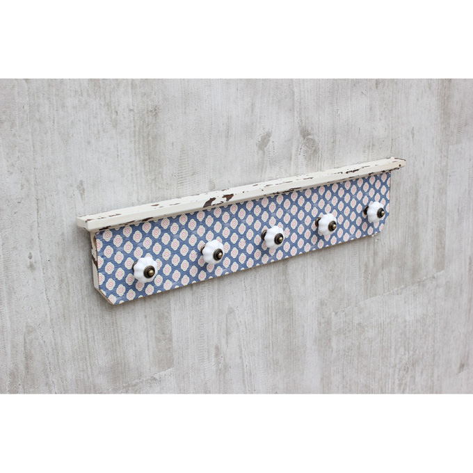 ヴィクトリアウォール5フック ブルー