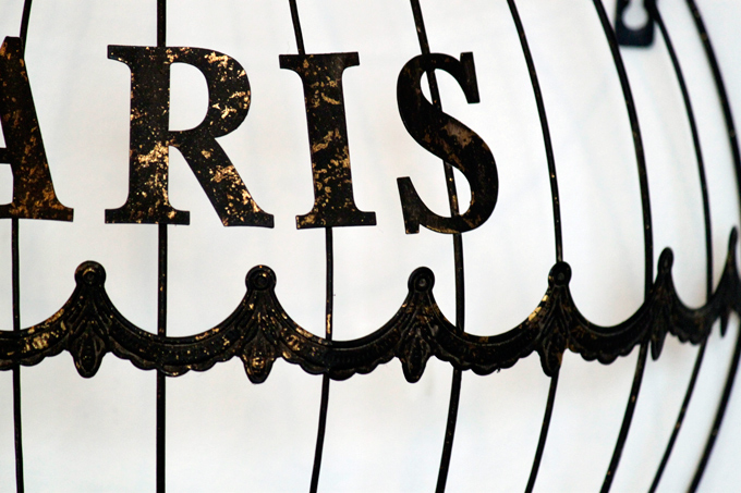 おしゃれ アイアン 3D PARISディスプレイ