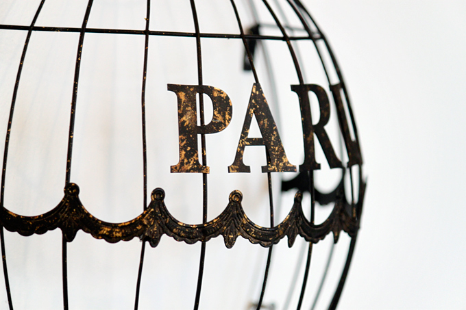 おしゃれ アイアン 3D PARISディスプレイ