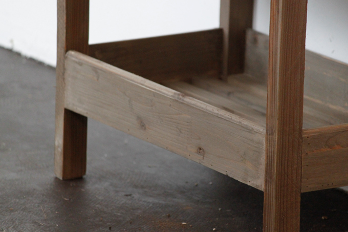 サイドテーブル アンティーク 木製 ガーデニング
