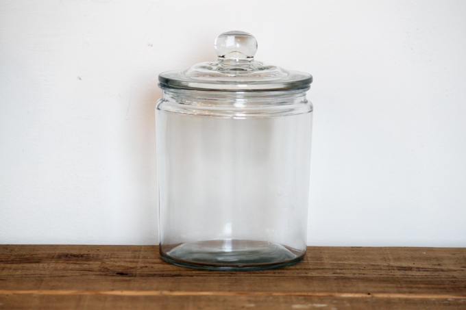 クリアガラスジャーM ボトル 瓶 蓋付 保存容器