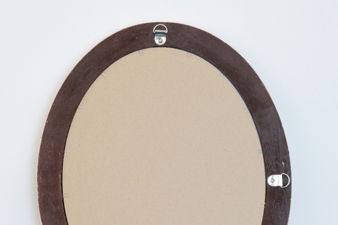 丸型アンティーク調クラシックミラー 鏡(S アイボリー) 