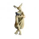 Brass Art 鳥と会話する女 オブジェ ディスプレイ 置物 個性的 タイ 真鍮 造形物