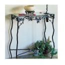 コンソールテーブル オルノ アイアン 植物モチーフ おしゃれ エレガント アンティーク調 机