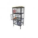 Tool 3ドロワー ボックス アイアン ウッド 木製 シェルフ 棚 収納 カジュアル おしゃれ