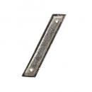 METAL LETTER 105 SILVER "SLASH" アルファベットオブジェ 高さ10.5