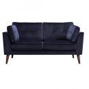VELVET SOFA 2 SEATER D.BLUE ソファ 2人掛け おしゃれ 幅168