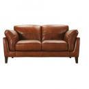 LEATHER SOFA 2 SEATER CHESTNUT ソファ 2人掛け おしゃれ 幅173