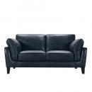 LEATHER SOFA 2 SEATER NAVY ソファ 2人掛け おしゃれ 幅173