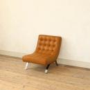 LEATHER SOFA 1 SEATER YELLOW ソファ 1人掛 おしゃれ 本革 幅67