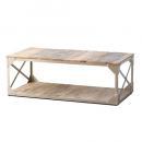 COFFEE TABLE ローテーブル 木製 アイアン ナチュラル ライトブラウン 幅120