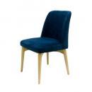 VELVET CHAIR BLUE ブルー 椅子 チェア カジュアル おしゃれ 高さ85