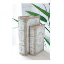 ブランオールドブック2点セット 収納ボックス 箱 アンティーク調 ディスプレイ 幅13-18.5