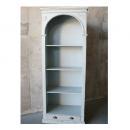 シェルフ 棚 木製 おしゃれ アンティーク調 ブルー シャビー 収納 ラック エレガント