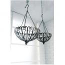 アラベスク・ハンギングバスケット2点セット 天井 ディスプレイ シャビー アイアン おしゃれ