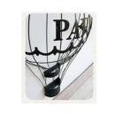 ウォールデコ オブジェ 気球バルーン アンティーク おしゃれ アイアン 3D PARISディスプレイ