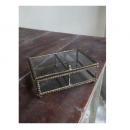 ガラスケース 真鍮 ブラス アンティーク調 収納 小物入れ ボックス おしゃれ エレガント