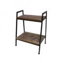 ドロールディスプレイラックA アンティーク調 棚 プランタースタンド アイアン 木製 高さ49.5