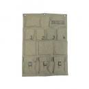 フレイウォール12ポケットLG ファブリック ベージュ ヴィンテージ調 おしゃれ かっこいい 幅54