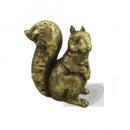 レジンアンティークアニマルスクワールA 2個セット ゴールド オブジェ リス 高さ13.5