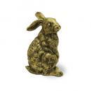 レジンアンティークアニマルラビットA ゴールド オブジェ ウサギ おしゃれ 高さ14.5