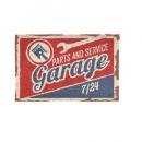 コイアマット53 GARAGE ナチュラル おしゃれ アメリカン イラスト 玄関マット