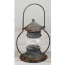 ミニランタンD ブラック 黒 2個セット アンティーク シャビー レトロ お洒落 クラシック