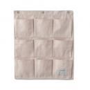 ウォールポケット ナチュラル アイボリー コットン 壁掛け 収納 おしゃれ カジュアル 幅48