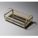 ブラストレイ アンティーク調 ガラスケース アクセサリー 収納ケース おしゃれ クリア 幅18