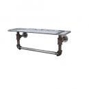 プラミング1シェルフA-S 棚 おしゃれ 無骨 かっこいい パイプ ウォールシェルフ