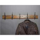 コートハンガー5 アンティーク調 木製 おしゃれ 洋服 アイアン フック クローゼット 幅90