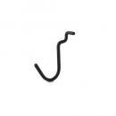 シングルフック 3個セット ブラック アイアン ウォールデコレーション DIY 高さ4.5