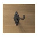 フック 小さめ アンティーク調 おしゃれ シンプル アイアン ブロンズ 小物掛け 奥行5