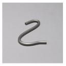 バック用フック(シングル) アンティーク調 シンプル アイアン シャビー シルバー 小物掛け 高さ8