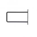 シングルブラケット S アイアン ブラック DIY シンプル ブラケット 高さ12.5