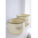 バケツ ホウロウ アンティーク調 おしゃれ 通販