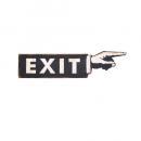 ハンギング サインボード EXIT アンティーク調 おしゃれ ブリキ 英字 看板 ユニーク
