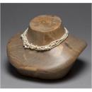 ネックトルソA 木製 ネックレス アンティーク調 ブラウン ディスプレイ おしゃれ 幅20