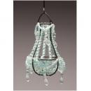 ビーズオーナメント アンティーク調 おしゃれ ディスプレイ 綺麗 シャンデリアモチーフ 高さ13